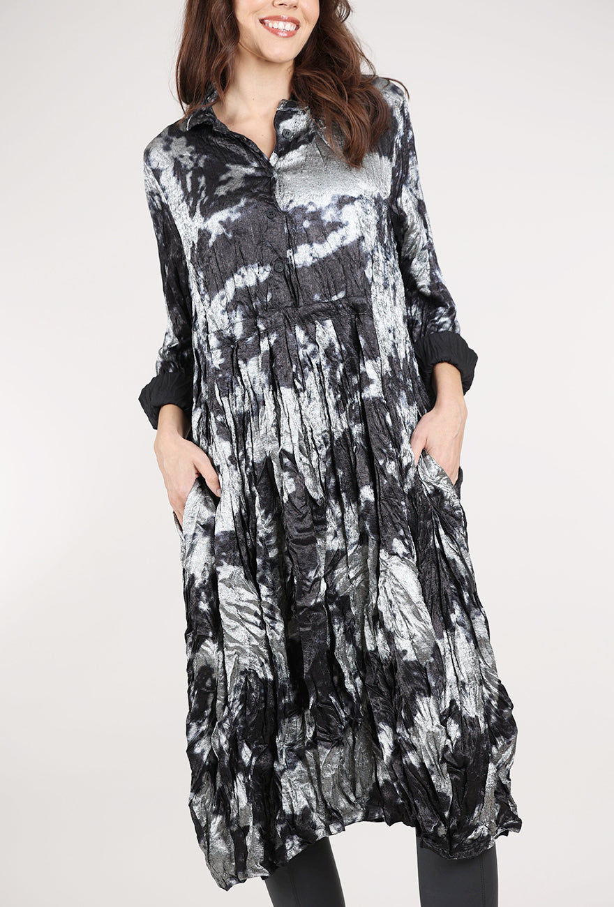 Alembika Metallic Mania Dress, Silver