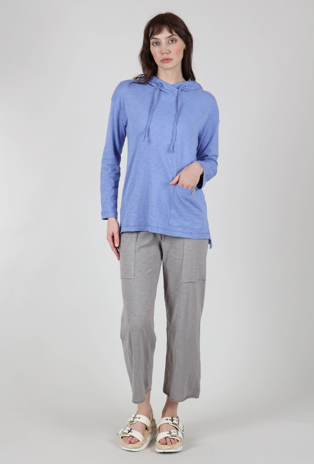 Escape by Habitat Cotton Slub Pocket Flood, Fog