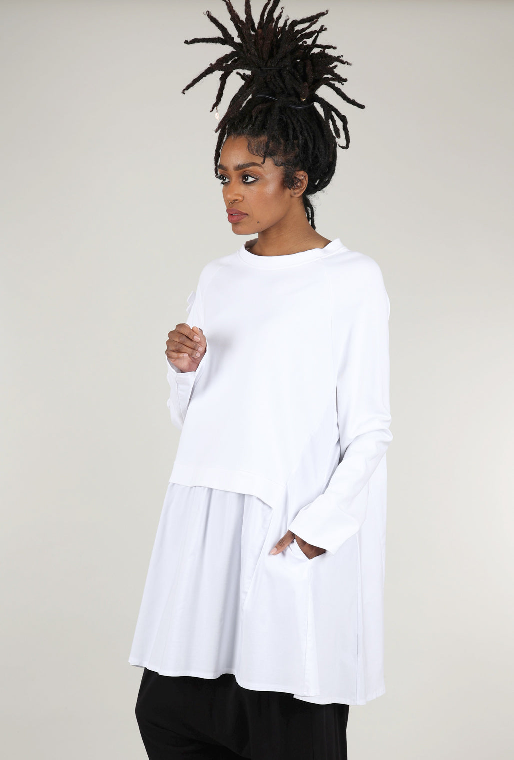Pluslavie One Sweat Sweatshirt, White