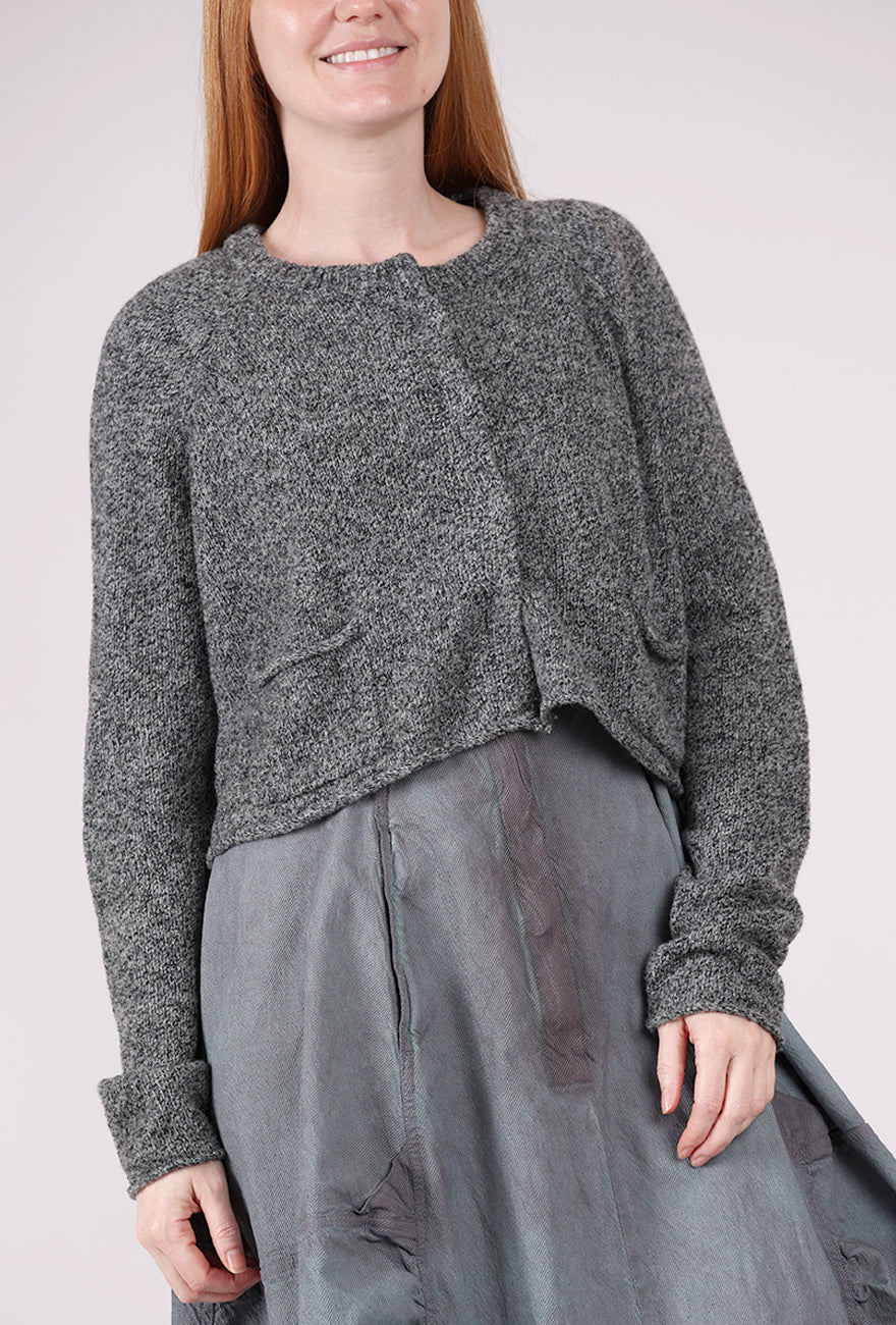 Rundholz Baby Pocket Cardie, Dark Gray