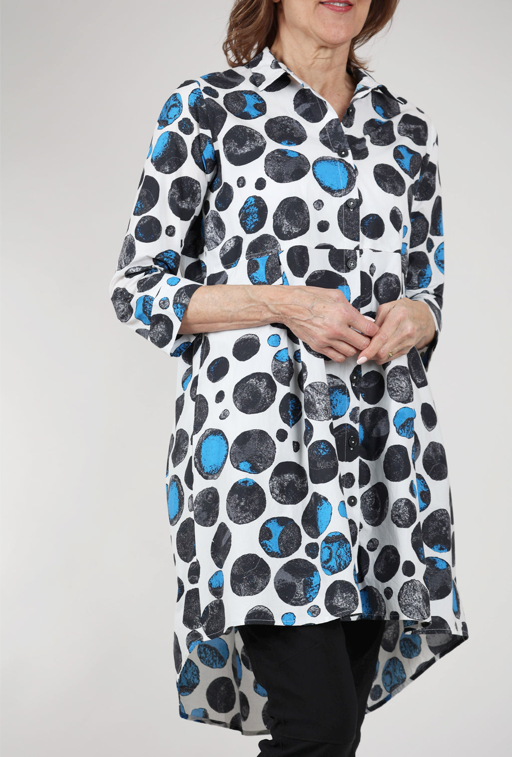 M Square Dolly Shirt Tunic, Outline Print