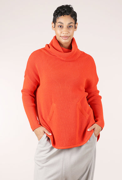 Planet Favorite Waffle Cowl, Tomato