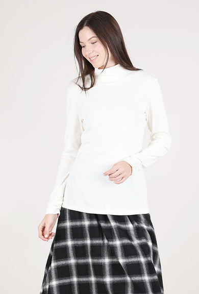 Habitat Cozy Ribbed Ruched Tneck