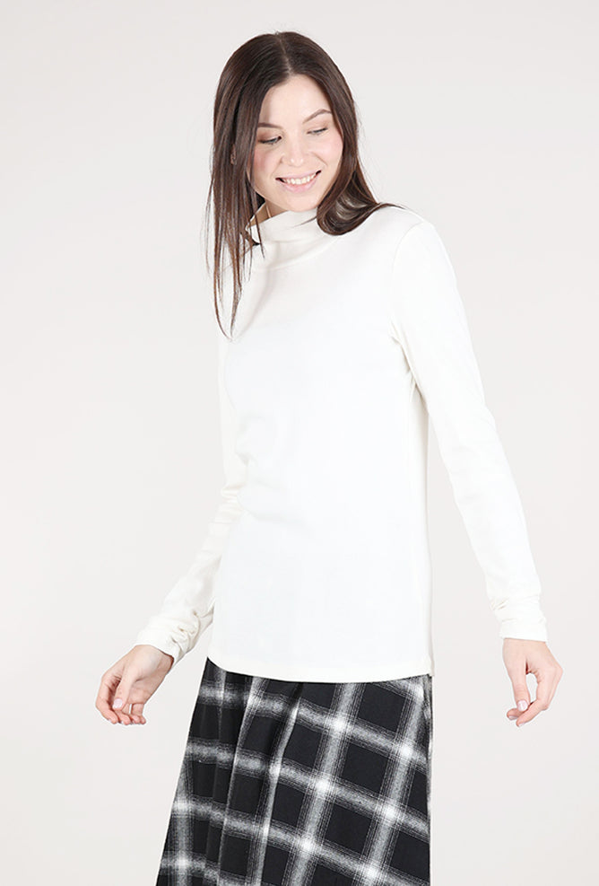 Habitat Cozy Ribbed Ruched Tneck