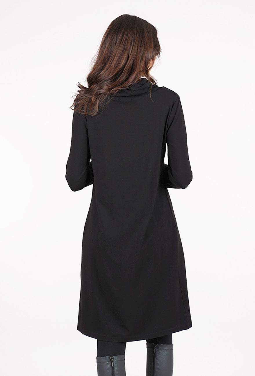 Habitat Core Travel Pleat Front Dress, Black