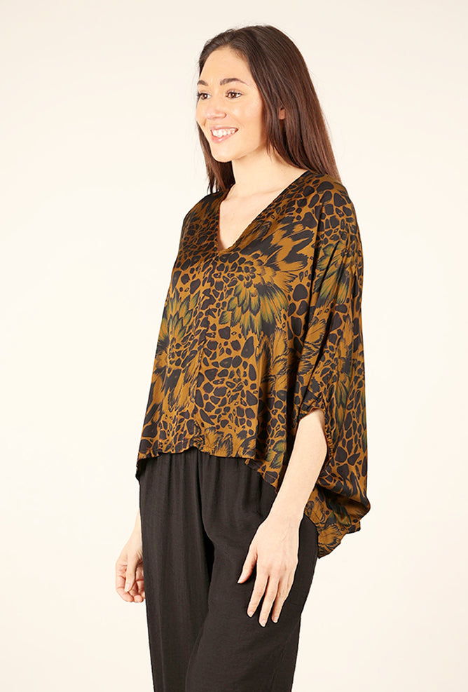 Bryn Walker Rey Silky Shirt, Quinquina
