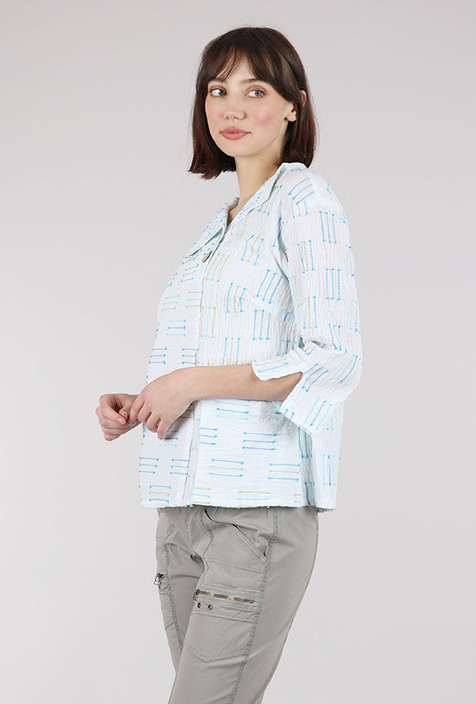 Habitat Lima Weave Pullover, Malibu