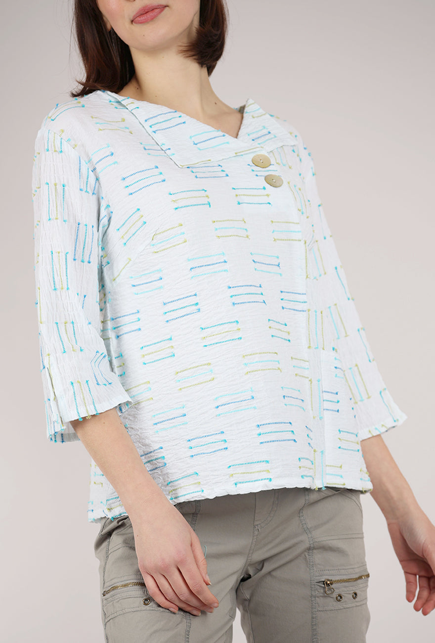 Habitat Lima Weave Pullover, Malibu