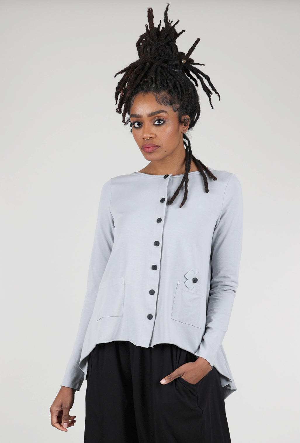 Pluslavie A Jardigan, Light Gray