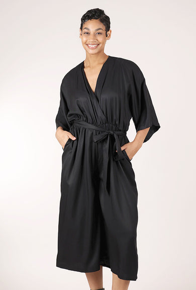 Cossac Kimono Jumpsuit, Black