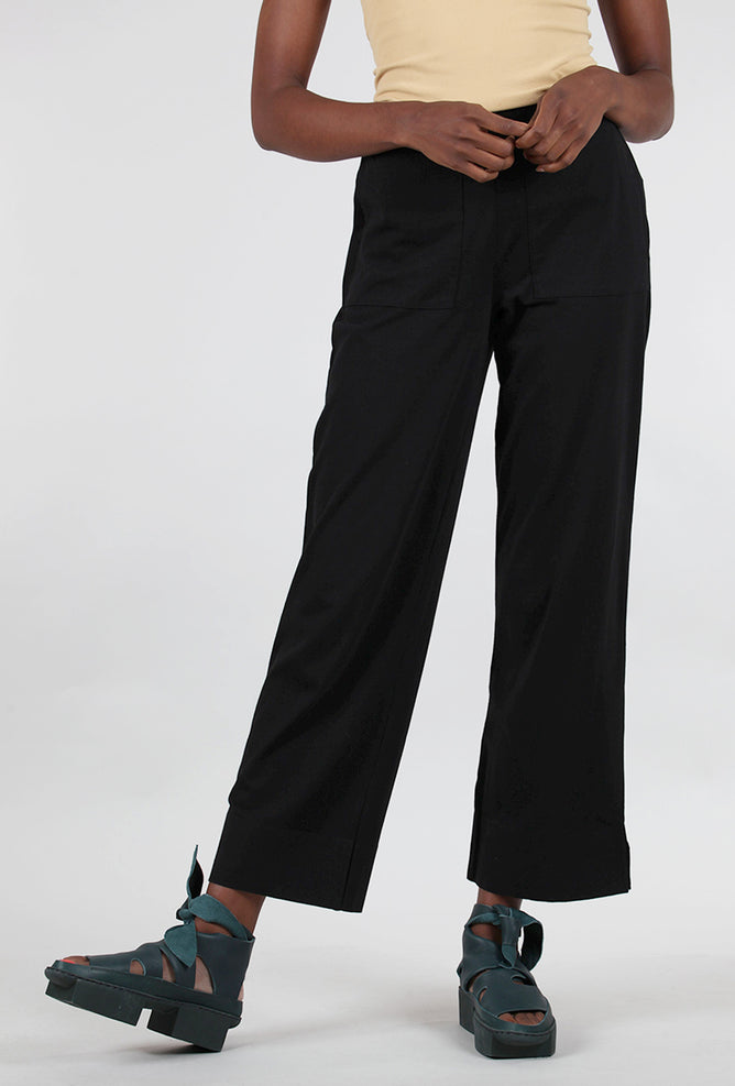 Habitat Deep-Hem Ankle Pant, Black