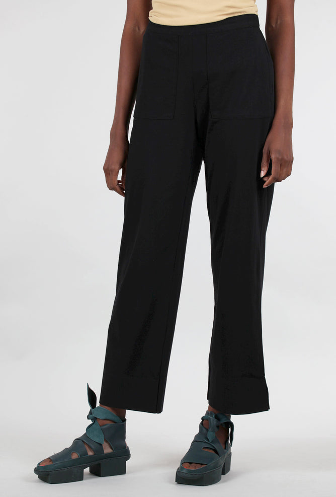 Habitat Deep-Hem Ankle Pant, Black