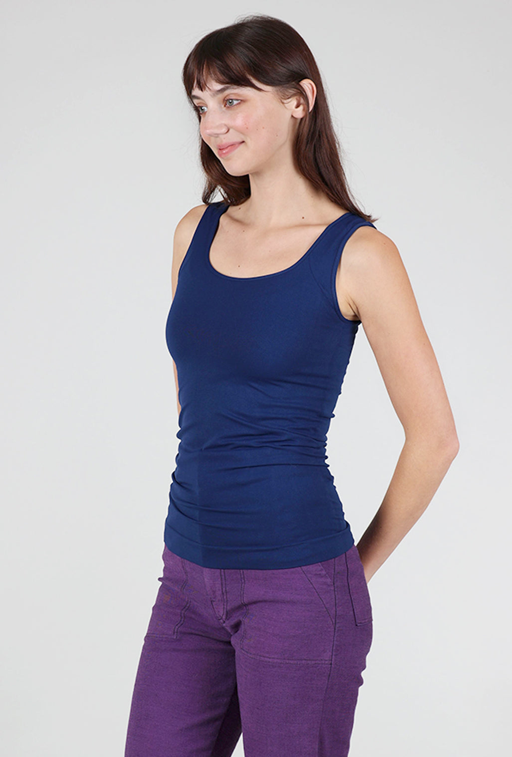 Tees by Tina TbT Smooth Tank, Marine Navy