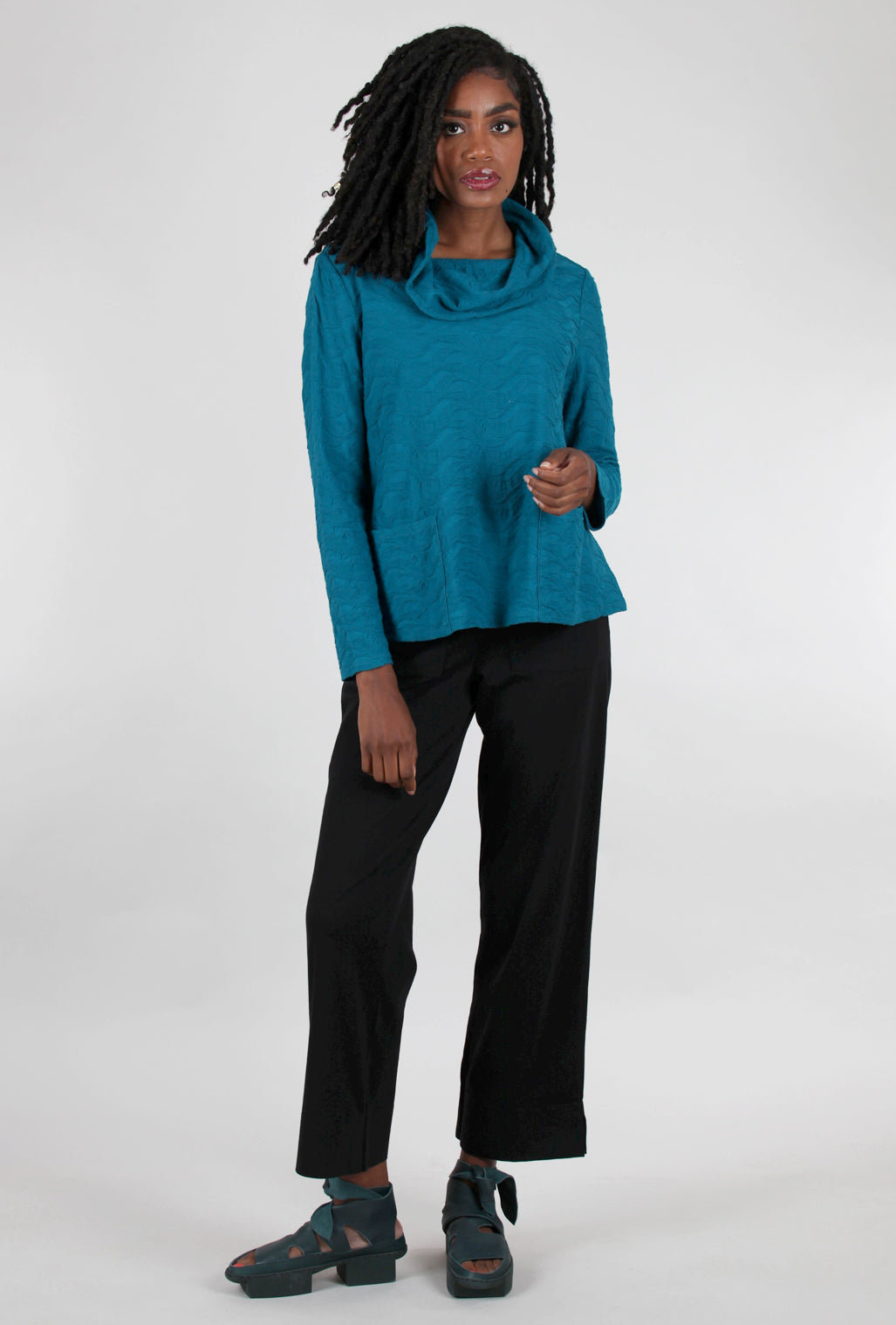 Habitat Deep-Hem Ankle Pant, Black