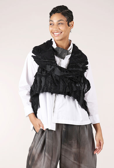 Moyuru Fringe Fest Vest, Black