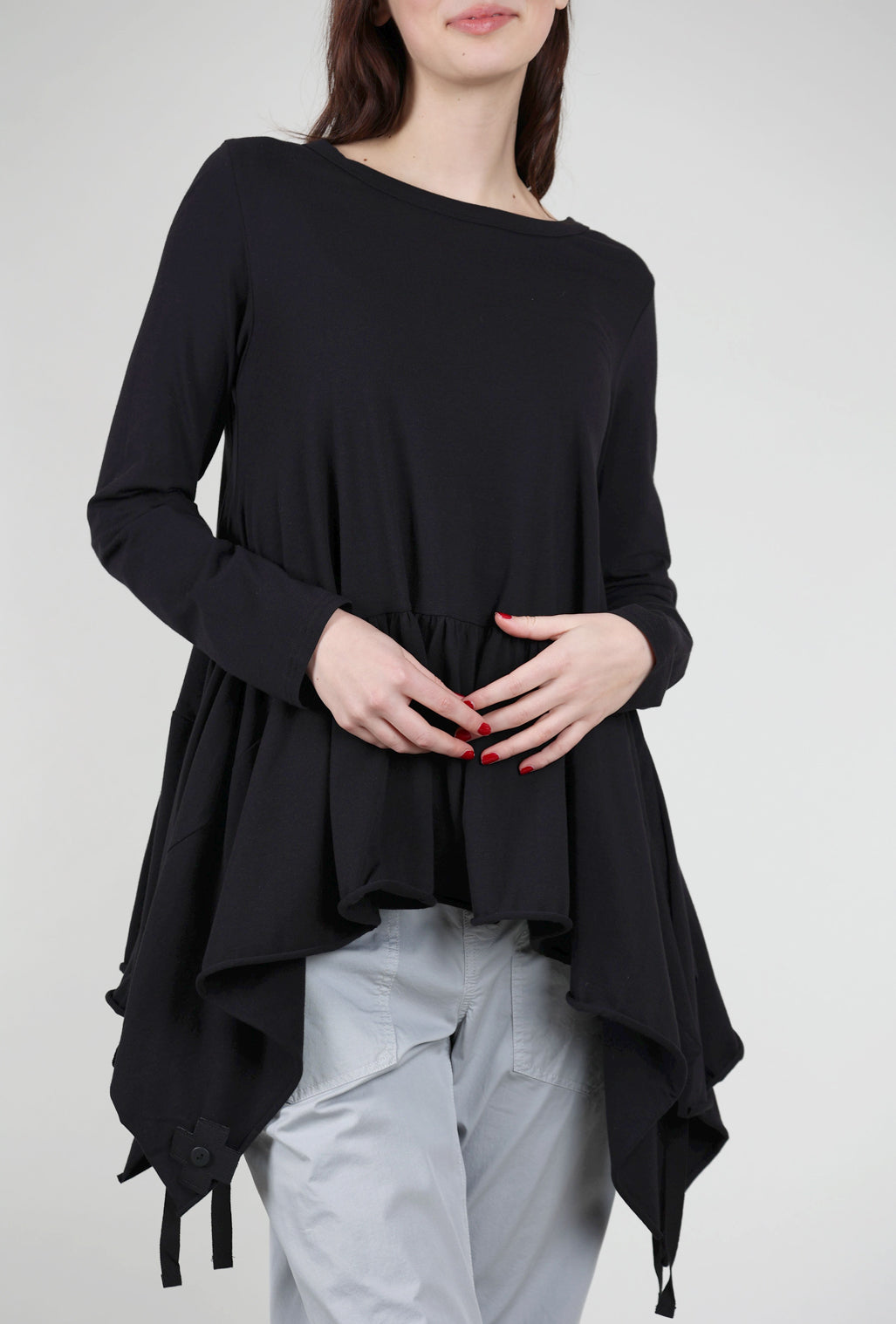 Pluslavie Ribbon Shirt, Black