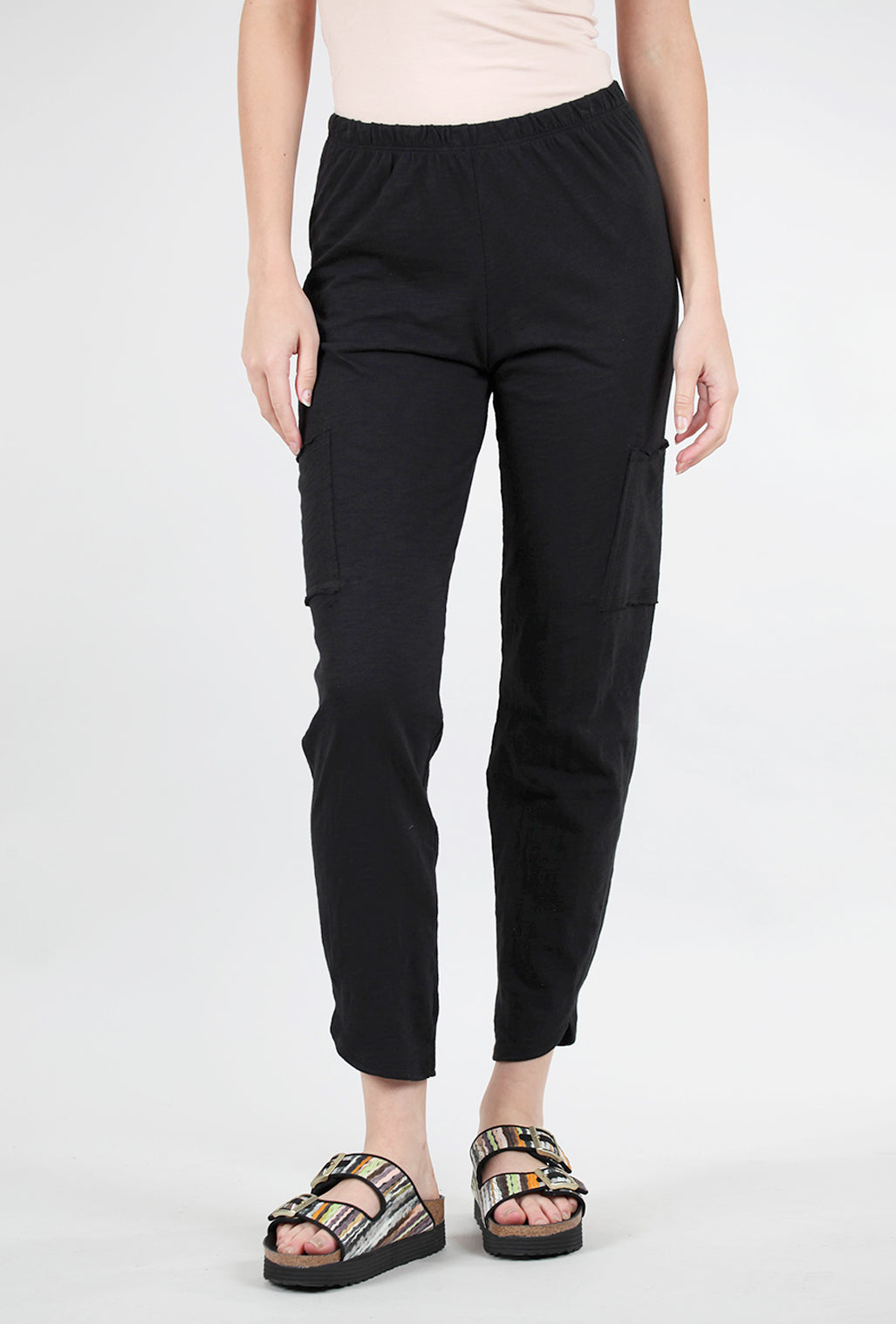Escape by Habitat Cotton Slub Pocket Ankle Pant, Black
