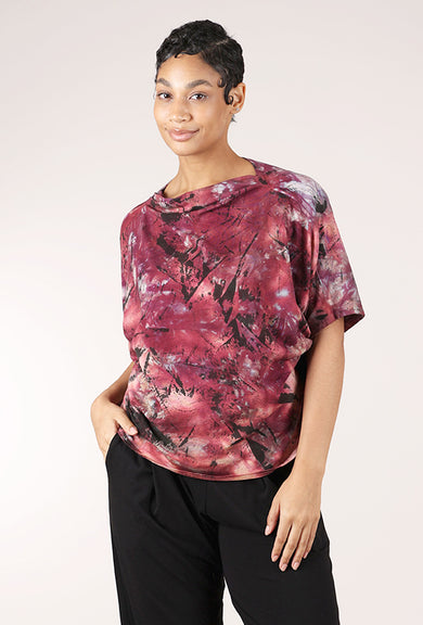 Cynthia Ashby Greco Top, Damask