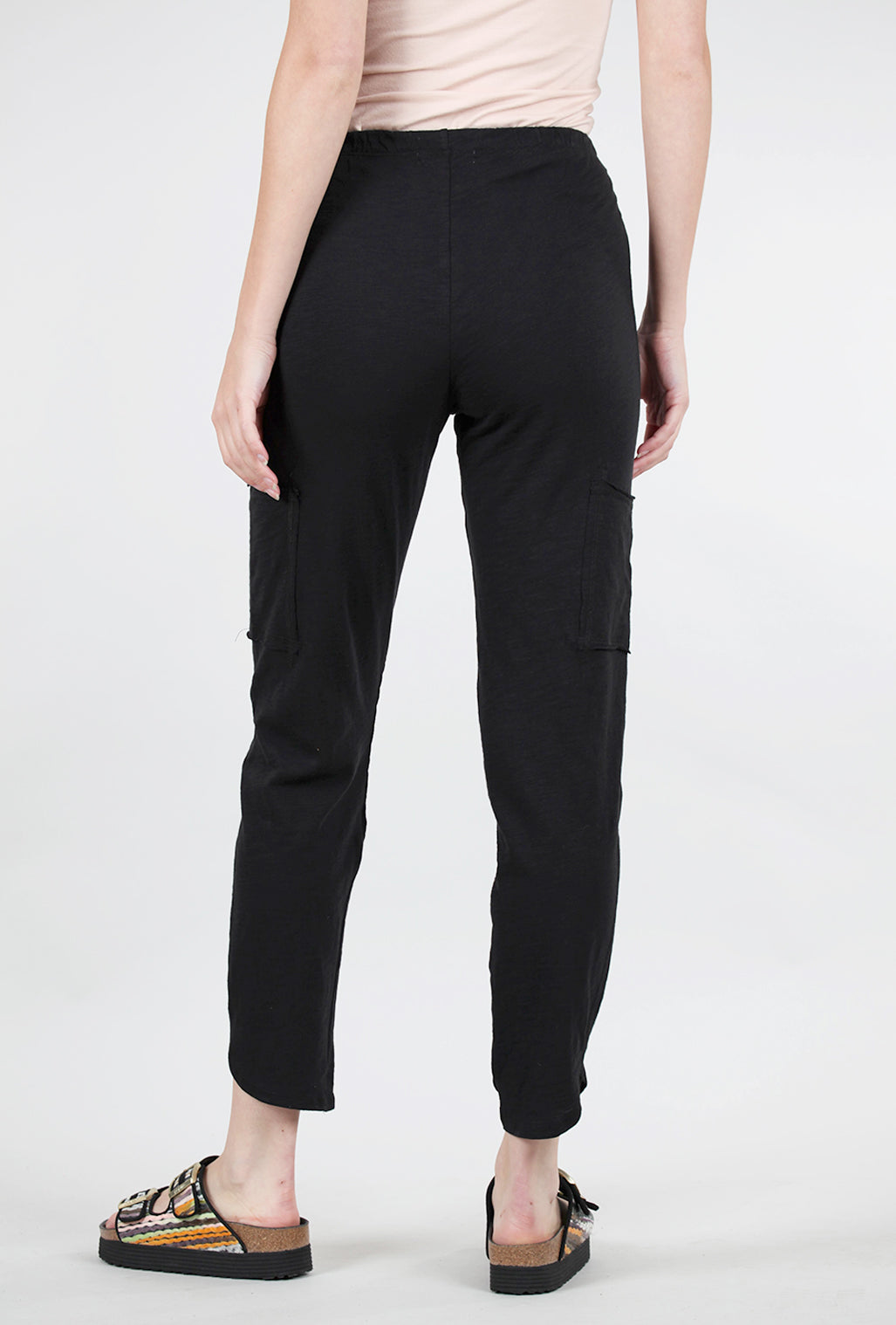 Escape by Habitat Cotton Slub Pocket Ankle Pant, Black