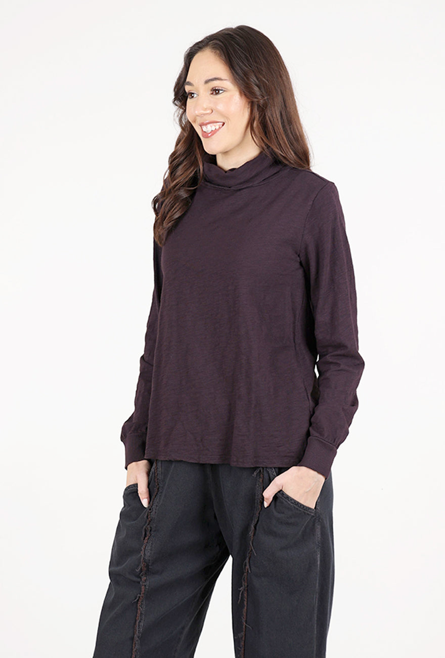 Mododoc Slub Turtleneck, Caviar