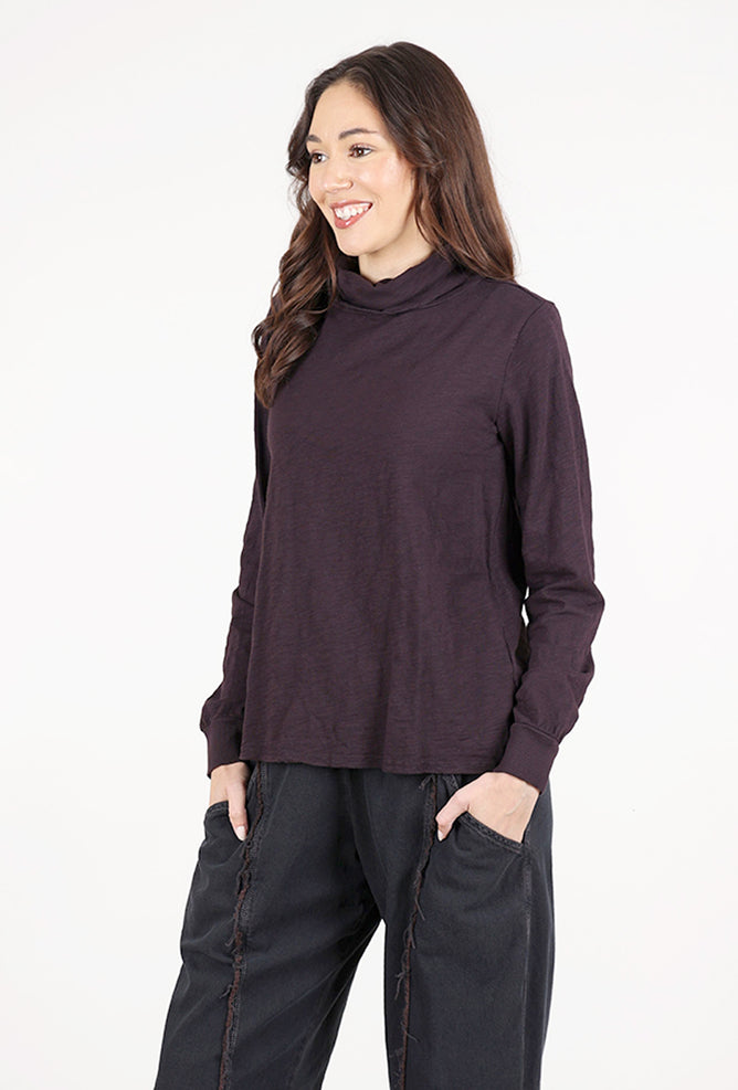 Mododoc Slub Turtleneck, Caviar