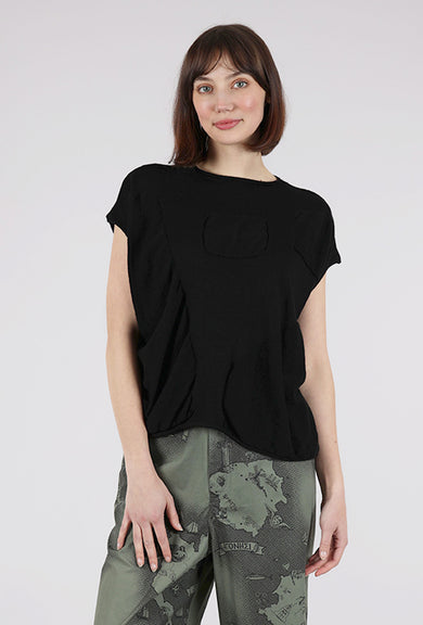 La Vaca Loca Glikos Amorphous Inset Sweater, Black