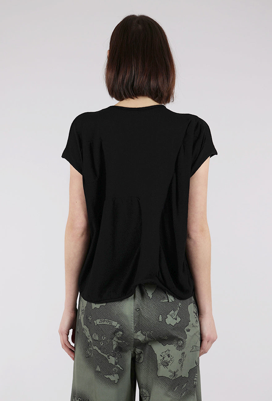 La Vaca Loca Glikos Amorphous Inset Sweater, Black