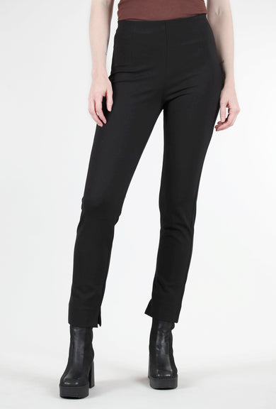 Equestrian Ponte Knit Zani Pant, Black