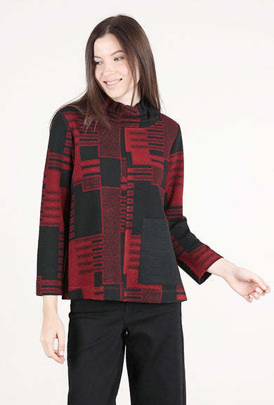 Habitat Fair & Square Pullover, Wine