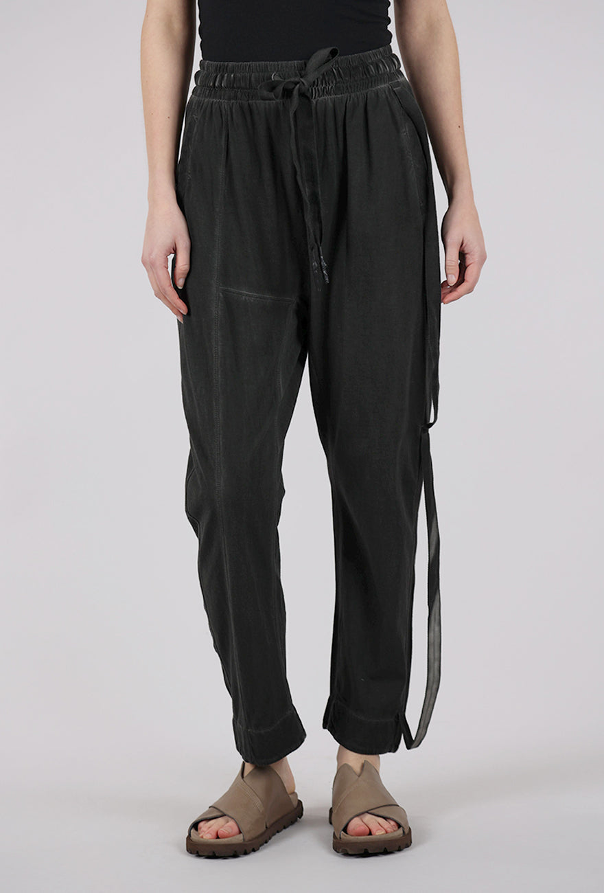 La Vaca Loca Milos Beribboned Pant, Cold Black