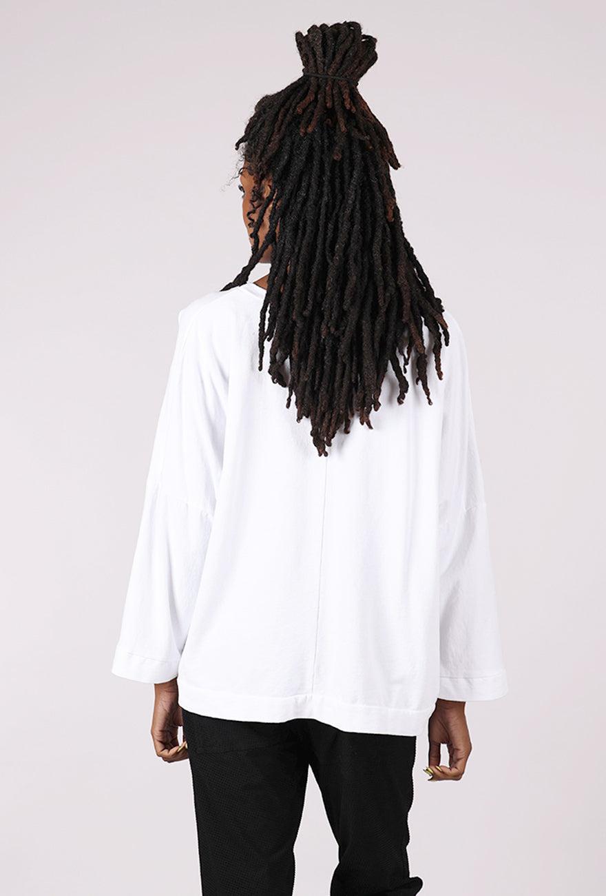 Me & Gee Ciao Sweatshirt, White