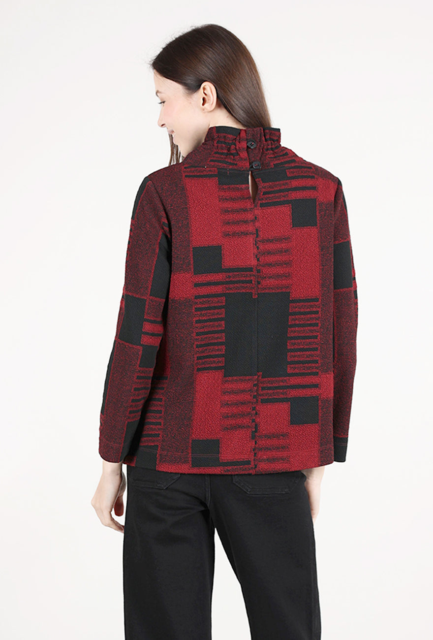 Habitat Fair & Square Pullover, Wine
