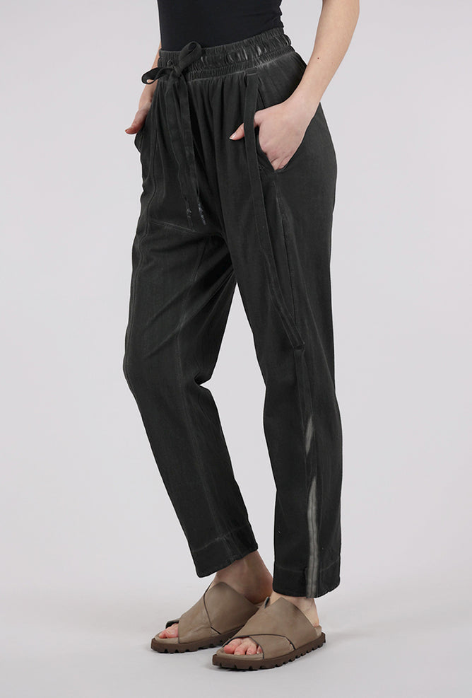 La Vaca Loca Milos Beribboned Pant, Cold Black