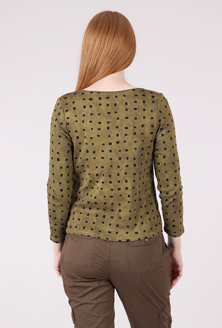 Habitat Cozy Rib Everyday Tee, Avocado