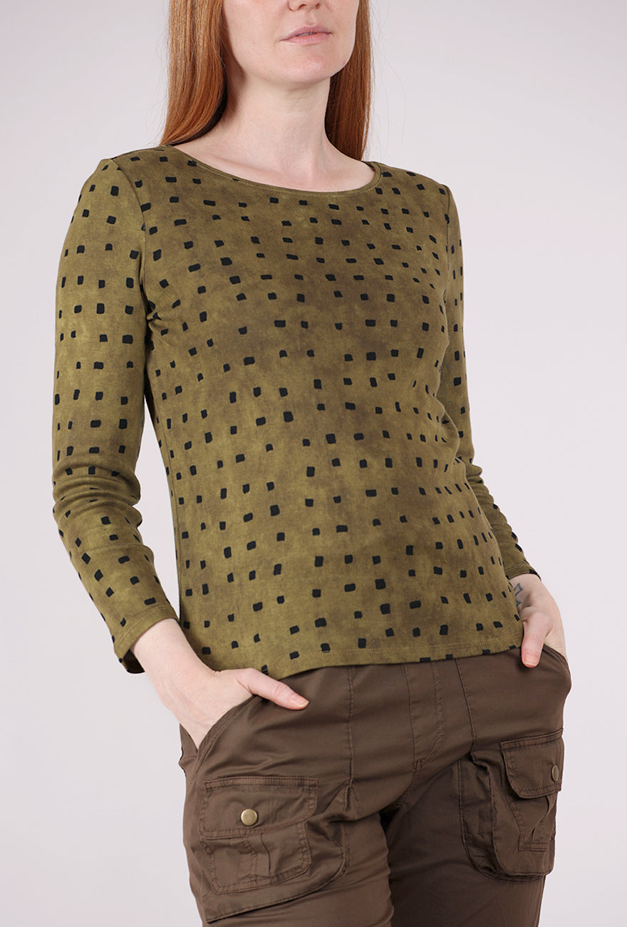Habitat Cozy Rib Everyday Tee, Avocado