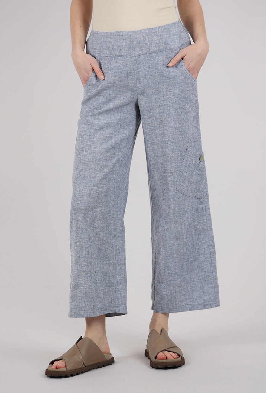 Habitat Summer Breeze Linen Pant, Indigo