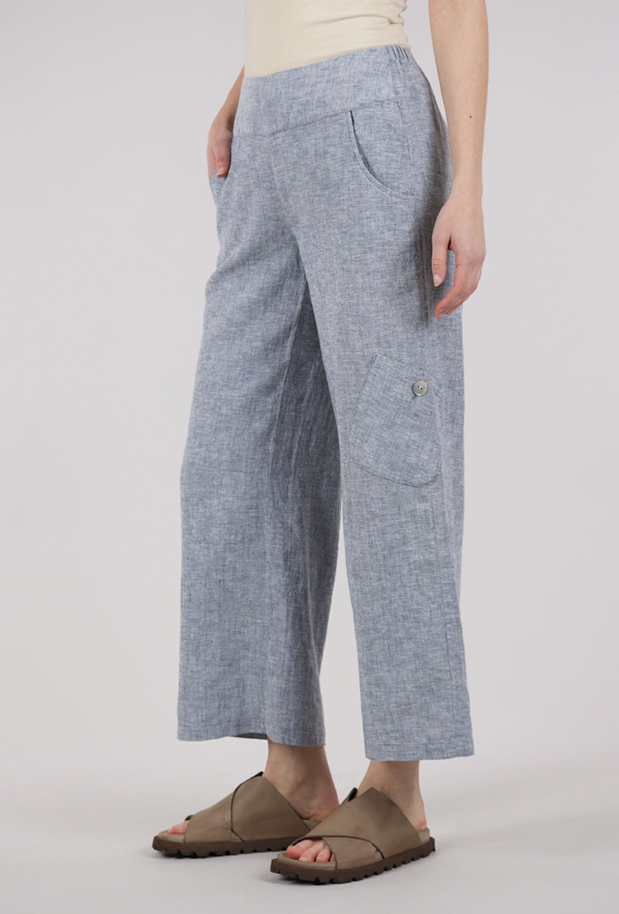 Habitat Summer Breeze Linen Pant, Indigo