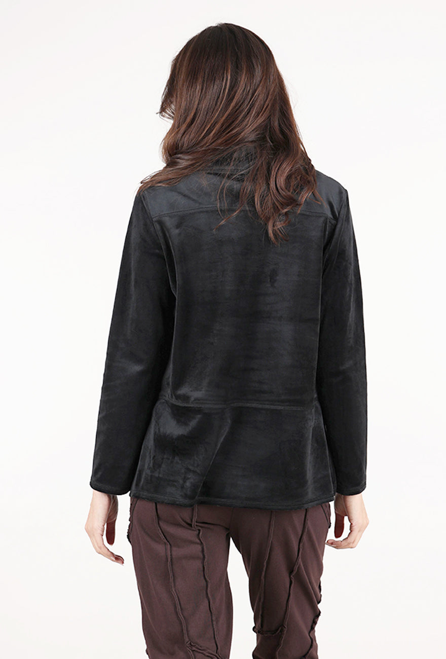Habitat Cozy Velour Tranquil Top, Black