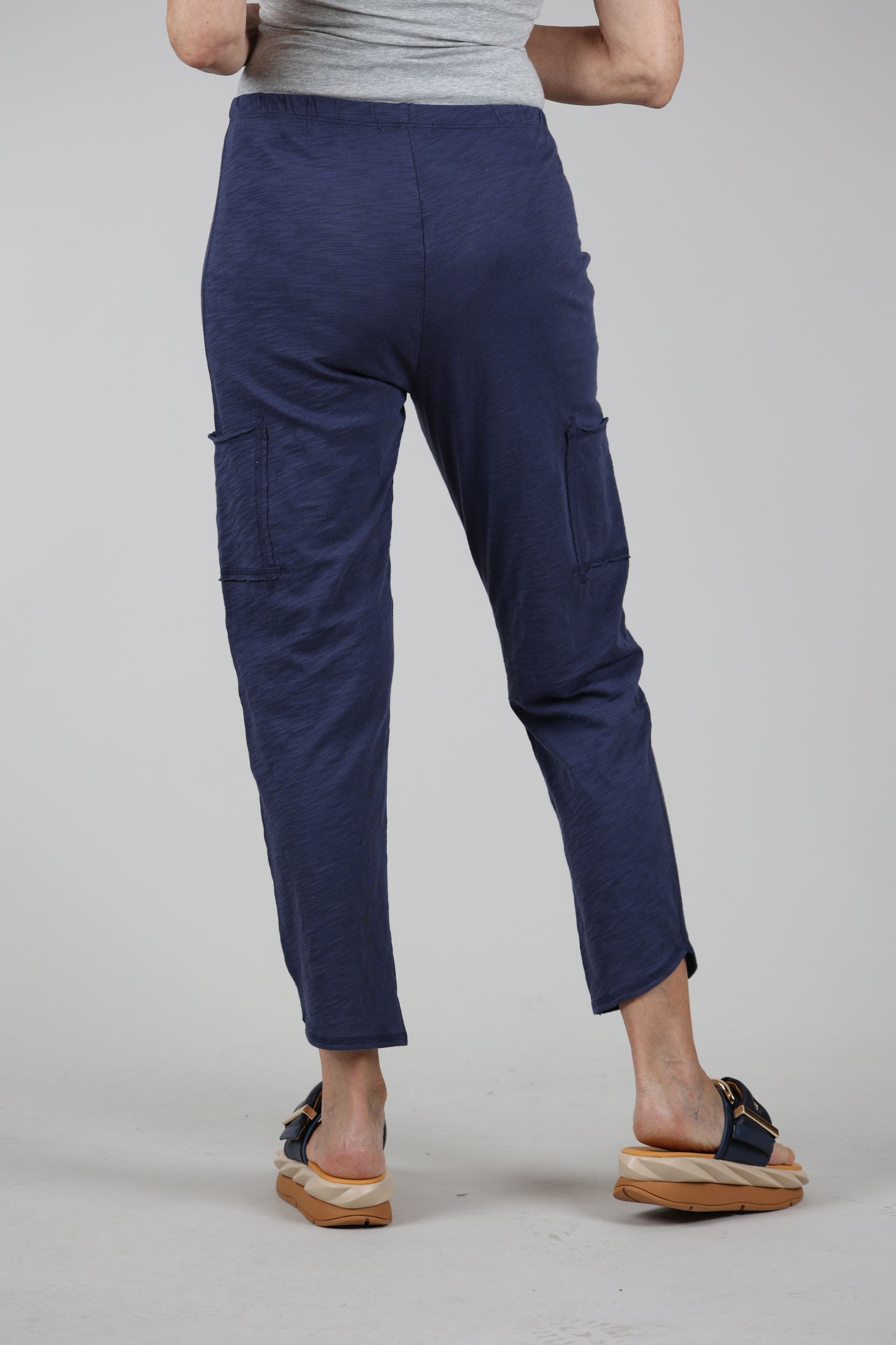 Escape by Habitat Cotton Slub Pocket Ankle Pant, Navy
