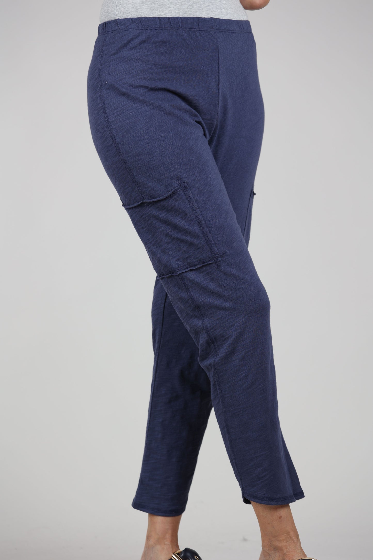 Escape by Habitat Cotton Slub Pocket Ankle Pant, Navy