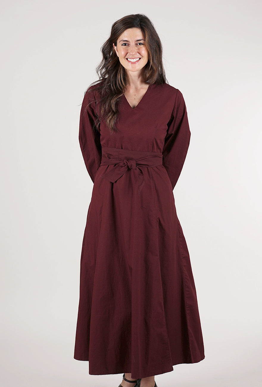 Bel Kazan Nora Dress, Oxblood