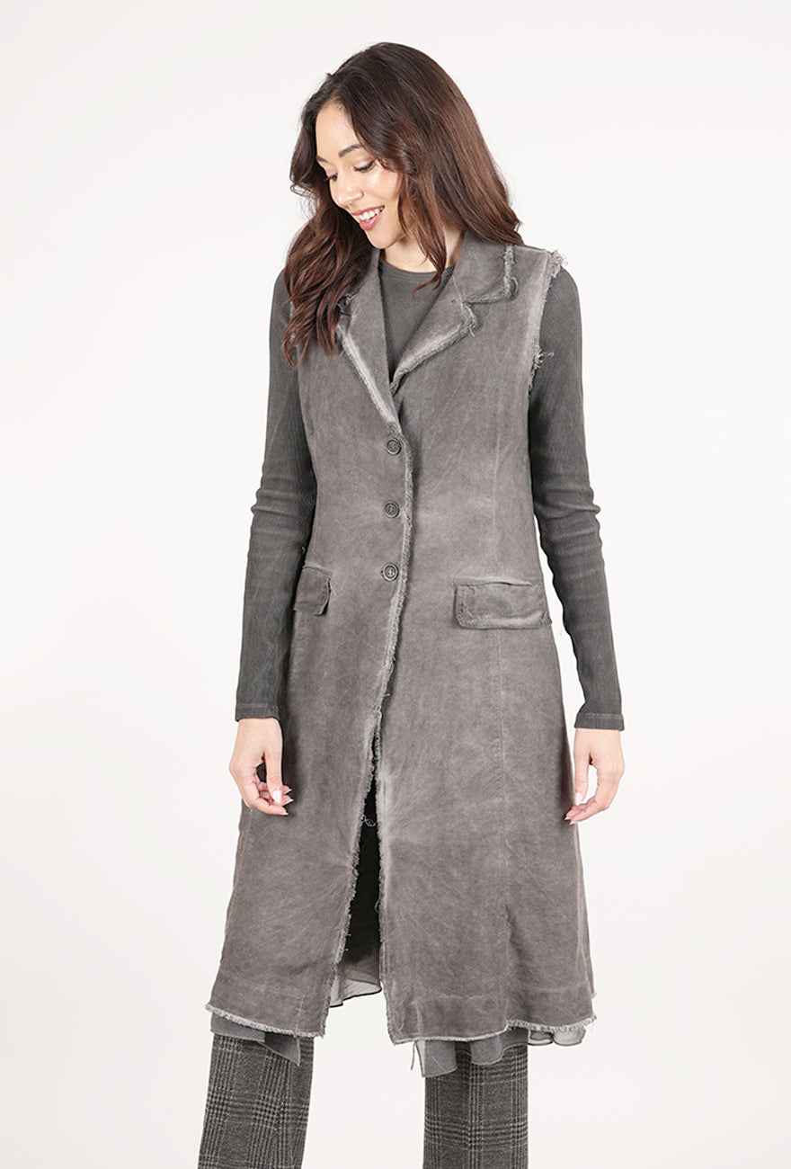 Baci Silky Layer Vest, Espresso