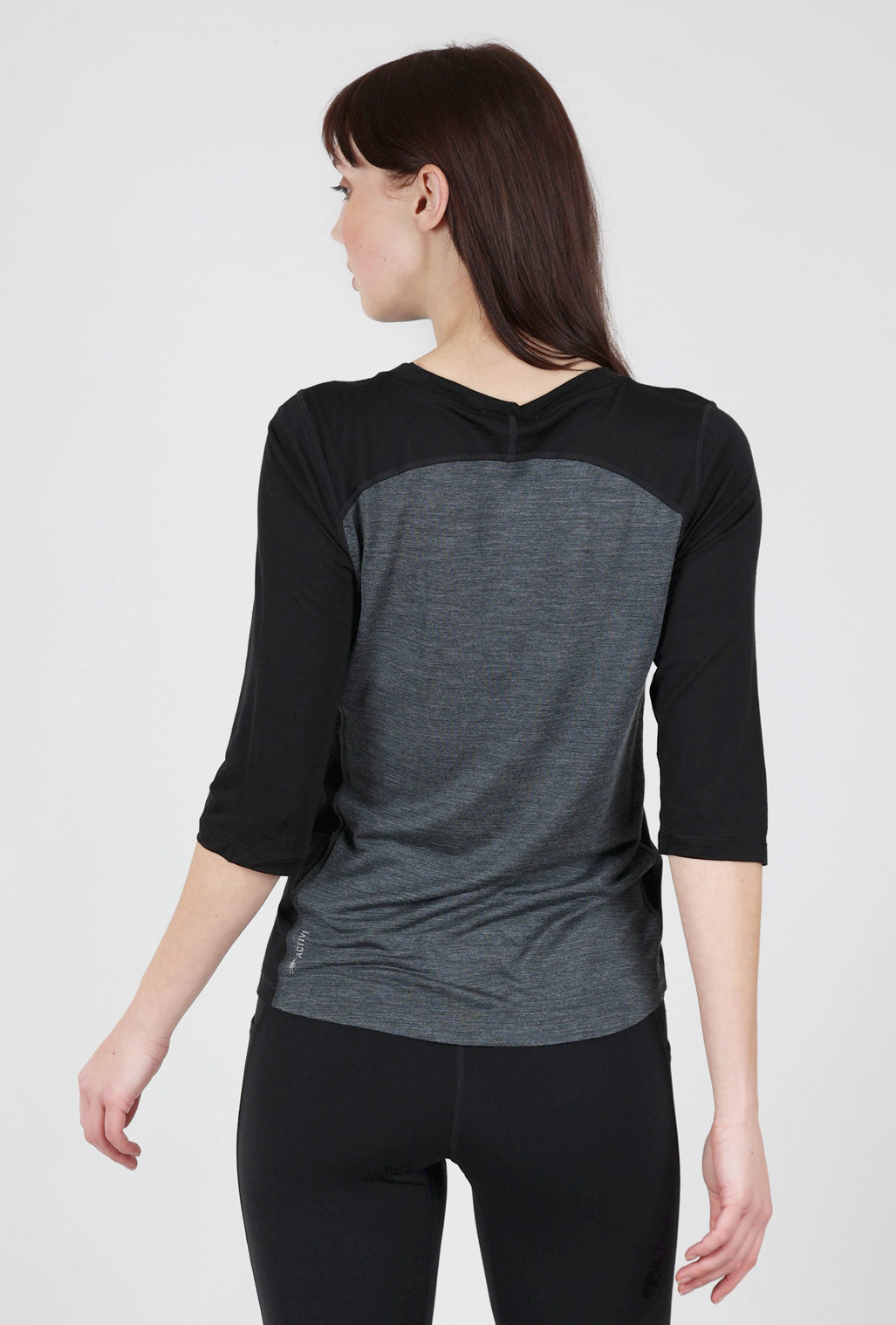 Smartwool Ultra-Light Mountain Bike Tee, Black/Charcoal
