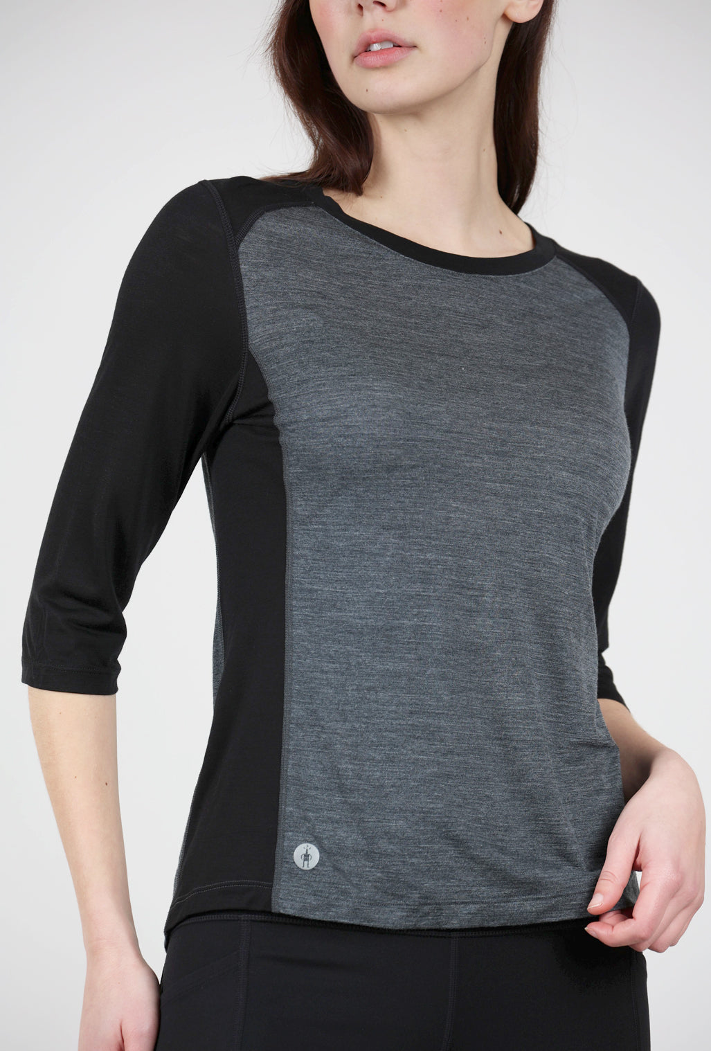 Smartwool Ultra-Light Mountain Bike Tee, Black/Charcoal