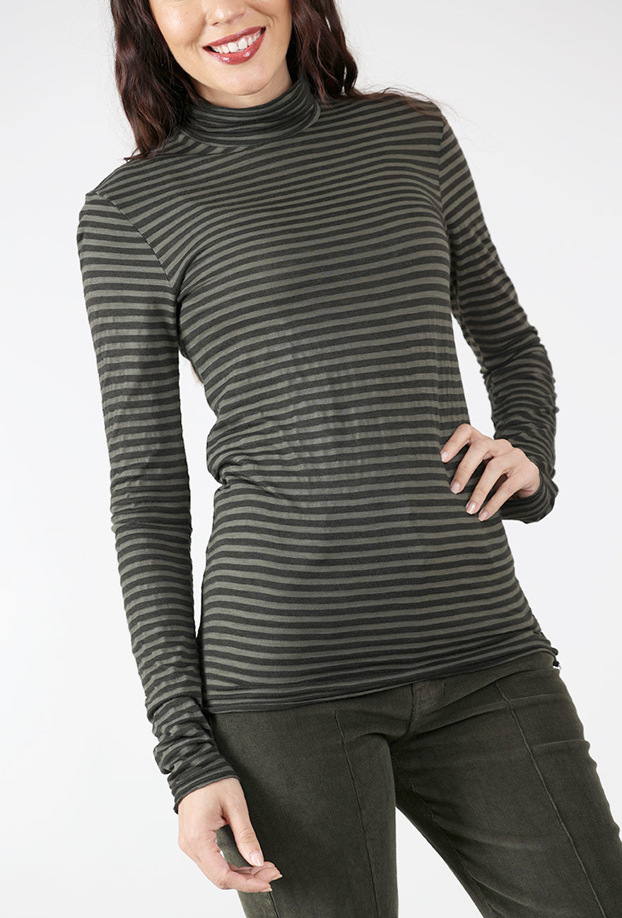 Prairie Underground Outline Tneck, Dark Olive