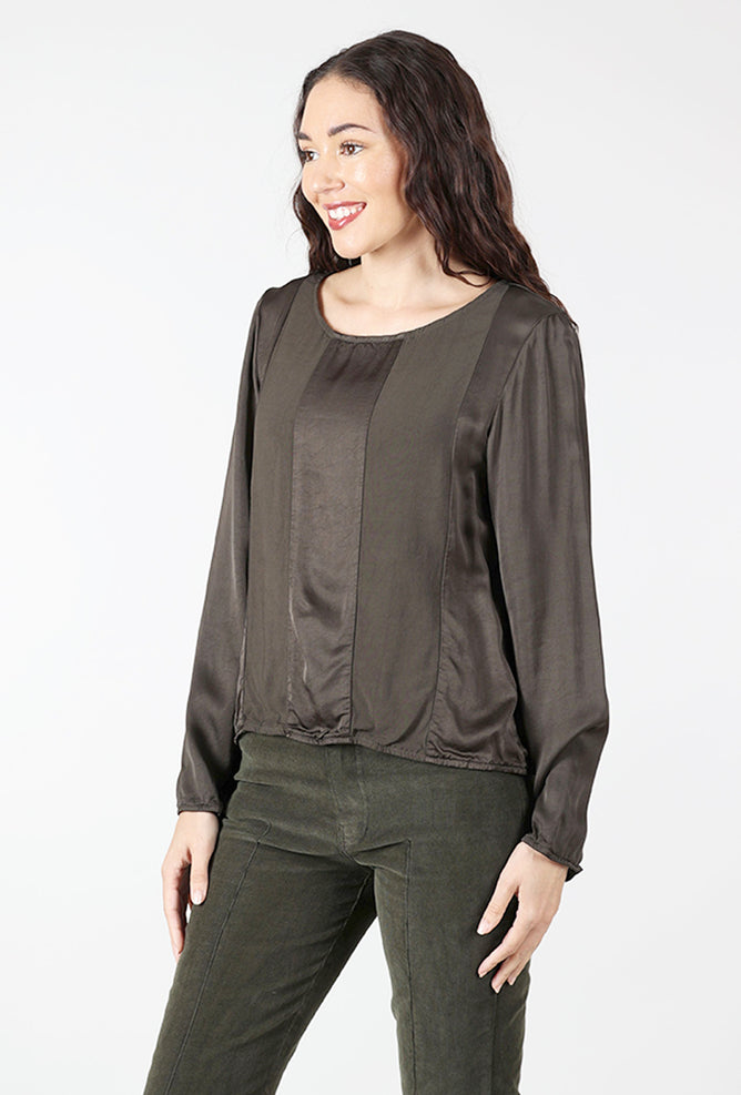 Prairie Underground Sequence Blouse, Dark Olive