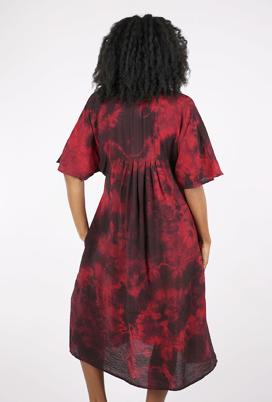 Heyne Bogut Parachute Zen Dress, Marble/Red