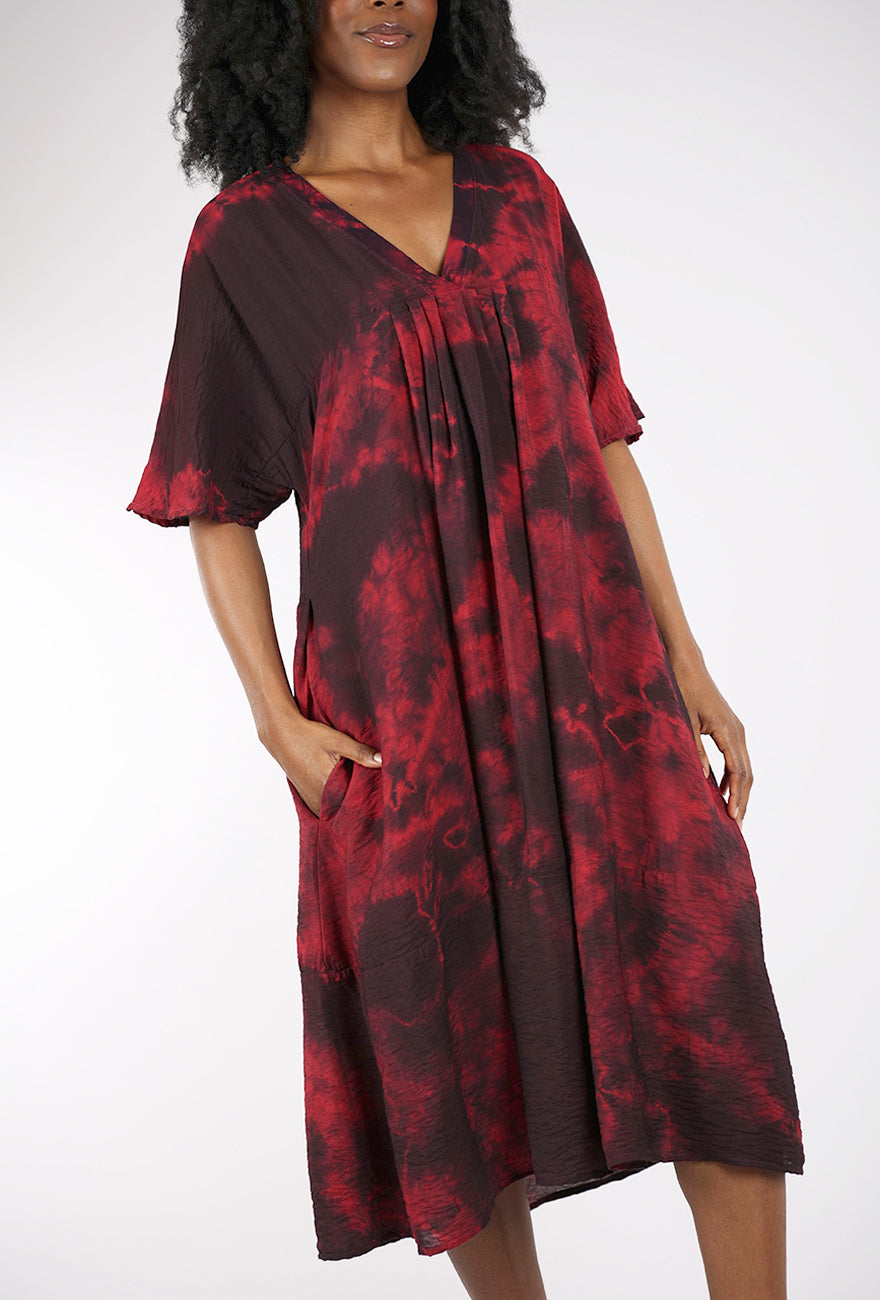Heyne Bogut Parachute Zen Dress, Marble/Red