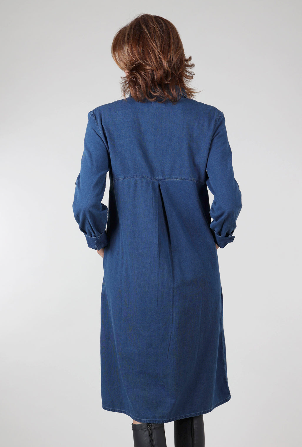 Bibico Alexa Knit Shirtdress, Denim