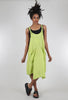Cynthia Ashby Pismo Overall Dress, Chartreuse 